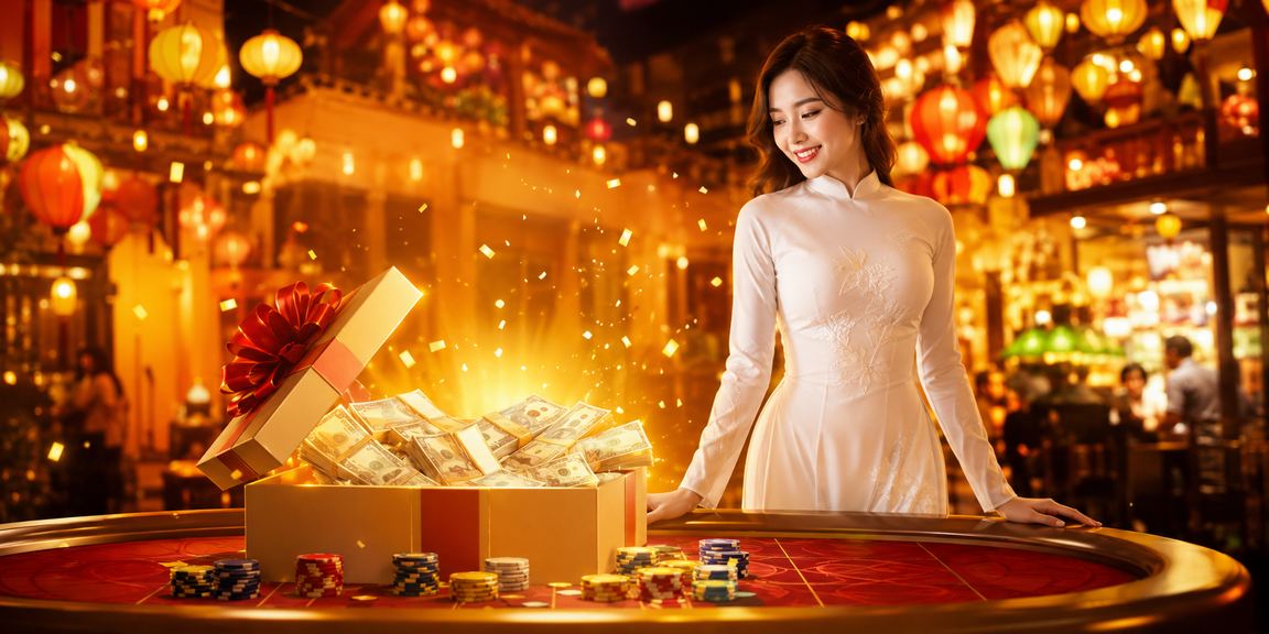 Khung cảnh Hội An cổ kính – người dùng kết hợp du lịch và giải trí trực tuyến qua điện thoại